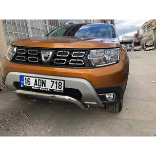 Sumuvalojen kehykset (2 kpl, ruostumaton teräs) Renault Duster 2018–2024 kuva 2