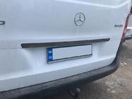 Mercedes Vito/V-class W447 2014– Rekisterikilven ylälista BlackChrome (ruostumaton teräs) kuva 2