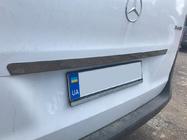 Mercedes Vito/V-class W447 2014– Rekisterikilven ylälista BlackChrome (ruostumaton teräs) kuva 4