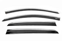 Volkswagen Golf 7/E-Golf 2012–2020 Sivulasien tuuliohjaimet kromilistalla HB (4 kpl, Niken) kuva 5