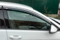 Volkswagen Golf 7/E-Golf 2012–2020 Sivulasien tuuliohjaimet kromilistalla HB (4 kpl, Niken) kuva 7