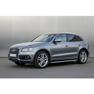 Maydos V2 sivuastinlaudat (2 kpl, alumiini / ruostumaton teräs) Audi Q5 2008–2017 kuva 1