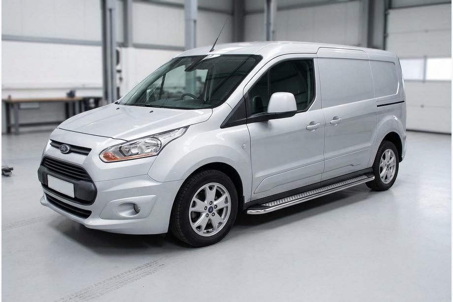 Ford Connect 2014–2021 Maydos V2 sivuportaat (2 kpl, alumiini ↗ ruostumaton teräs) Maxi-alusta Image