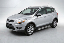 Ford Kuga 2008–2013 Maydos V2 sivuportaat (2 kpl, alumiini ↗ ruostumaton teräs) kuva 1