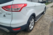 Ford Kuga/Escape 2013–2019 Maydos V2 sivuaskelmat (2 kpl, alumiini + ruostumaton teräs) kuva 2