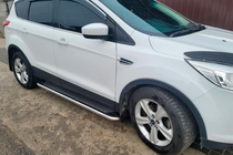 Ford Kuga/Escape 2013–2019 Maydos V2 sivuaskelmat (2 kpl, alumiini + ruostumaton teräs) kuva 3