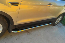 Ford Kuga/Escape 2013–2019 Maydos V2 sivuaskelmat (2 kpl, alumiini + ruostumaton teräs) kuva 6