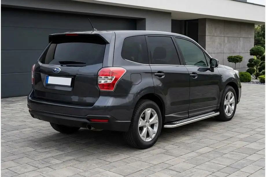 Subaru Forester 2013–2018 Maydos V2 sivuportaat (2 kpl, alumiini ↗ ruostumaton teräs) Image
