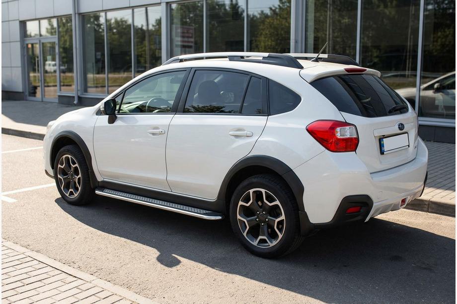 Subaru XV 2011–2017 Maydos V2 sivuportaat (2 kpl, alumiini ↗ ruostumaton teräs) Image