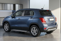 Chevrolet Trax 2012–2023 Maydos V2 sivuportaat (2 kpl, alumiini ↗ ruostumaton teräs) kuva 1