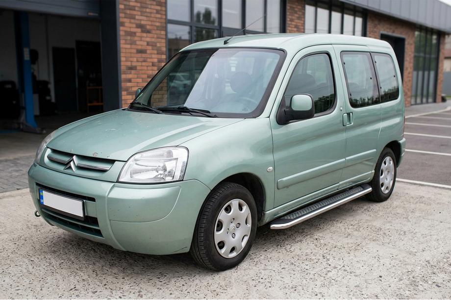Citroen Berlingo 1996–2008 Maydos V2 sivuportaat (2 kpl, alumiini ↗ ruostumaton teräs) Image