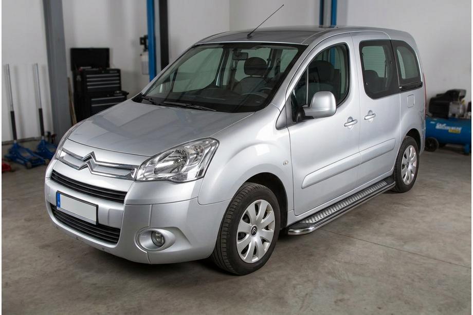 Citroen Berlingo 2008–2018 Maydos V2 sivuportaat (2 kpl, alumiini ↗ ruostumaton teräs) Image