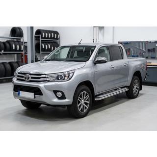 Maydos V2 sivuportaat (2 kpl, alumiini ↗ ruostumaton teräs) Toyota Hilux 2015– kuva 1