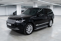 Range Rover IV L405 2013–2021 Maydos V2 sivuportaat (2 kpl, alumiini ↗ ruostumaton teräs) kuva 1