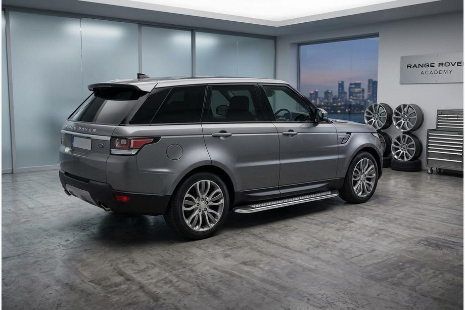 Range Rover Sport 2014–2022 Maydos V2 sivuportaat (2 kpl, alumiini ↗ ruostumaton teräs) Image