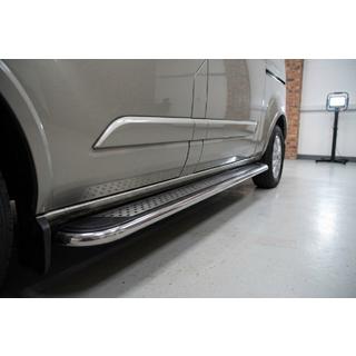 Maydos V2 sivuportaat (2 kpl, alumiini ↗ ruostumaton teräs) Ford Custom 2013–2022 kuva 1