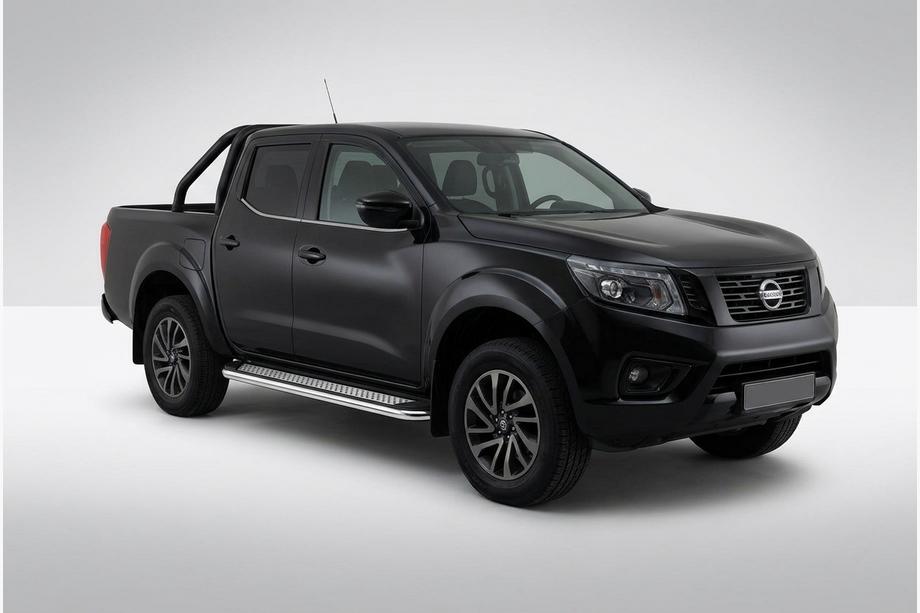 Nissan Navara/NP300 2016– Maydos V2 sivuportaat (2 kpl, alumiini ↗ ruostumaton teräs) Image
