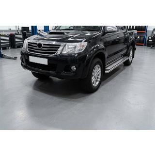 Maydos V2 sivuportaat (2 kpl, alumiini ↗ ruostumaton teräs) Toyota Hilux 2006–2015 kuva 1