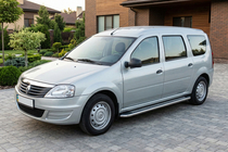 Dacia Logan MCV 2004–2014 Maydos V2 sivuportaat (2 kpl, alumiini ↗ ruostumaton teräs) kuva 3