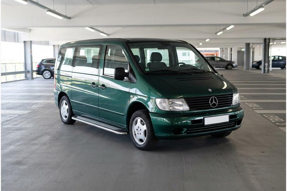 Mercedes Vito W638 1996–2003 Maydos V2 sivuportaat (2 kpl, alumiini ↗ ruostumaton teräs) Image