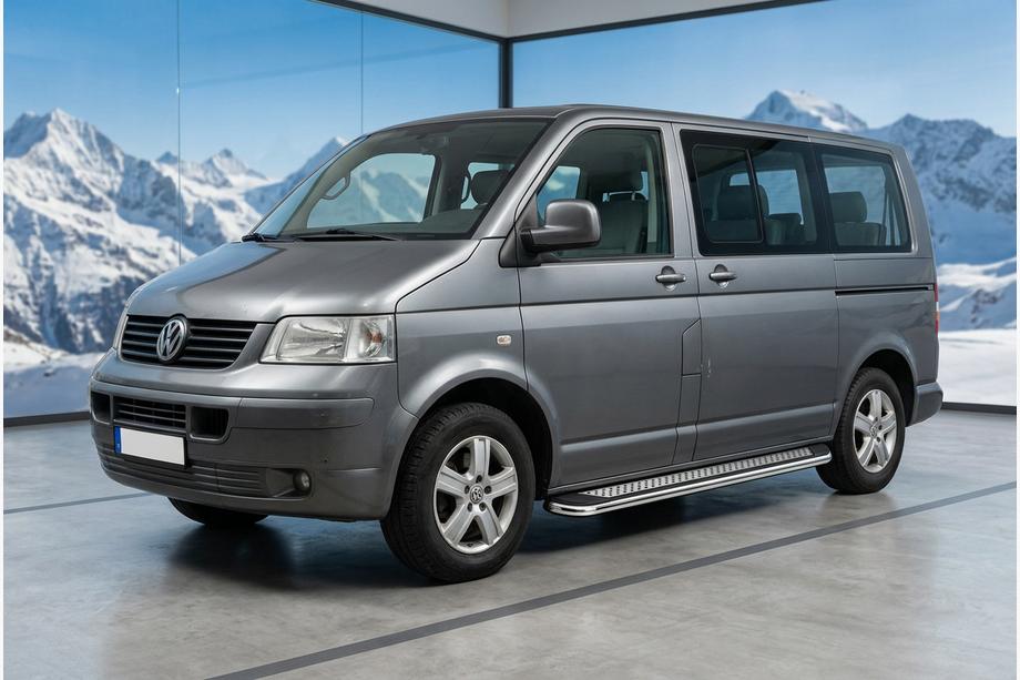 Volkswagen T5 Transporter 2003–2010 Maydos V2 sivuportaat (2 kpl, alumiini ↗ ruostumaton teräs) Image