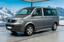 Volkswagen T5 Caravelle 2004–2010 Maydos V2 sivuportaat (2 kpl, alumiini ↗ ruostumaton teräs) kuva 1