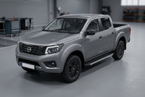 Nissan Navara/NP300 2016– Duru sivuastinlaudat (2 kpl, alumiini) kuva 1