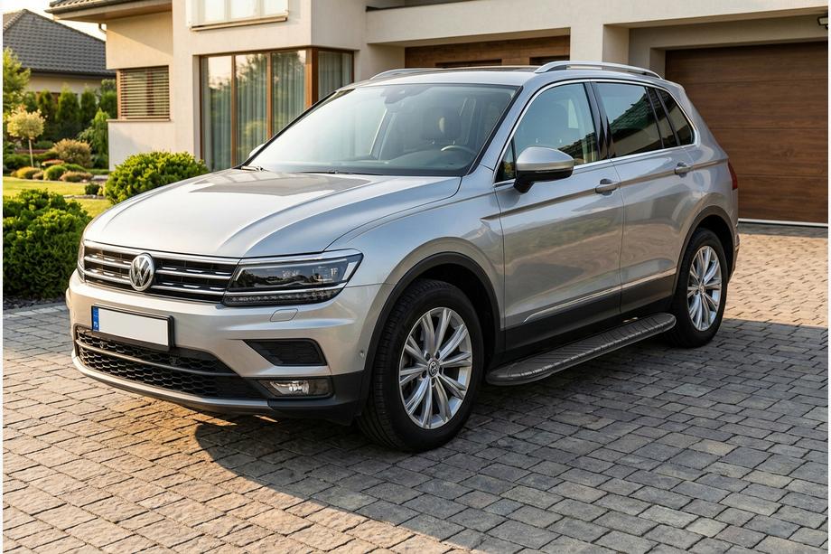 Volkswagen Tiguan 2016–2023 Bosphore Black -sivukynnykset (2 kpl, alumiini) Image