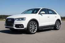 Audi Q3 2011–2019 Sivuportaat Bosphore Grey (2 kpl, alumiini) kuva 1