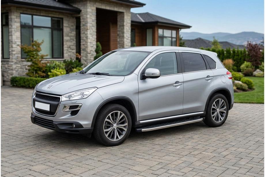 Peugeot 4008 2012–2017 BlackLine-sivuporrassarja (2 kpl, alumiini) Image