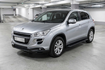 Peugeot 4008 2012–2017 Allmond Black sivuaskelmat (2 kpl, alumiini) kuva 1
