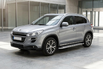 Peugeot 4008 2012–2017 Maydos V2 sivuportaat (2 kpl, alumiini ↗ ruostumaton teräs) kuva 1