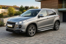 Peugeot 4008 2012–2017 Line-sivuporrassarja (2 kpl, alumiini) kuva 1