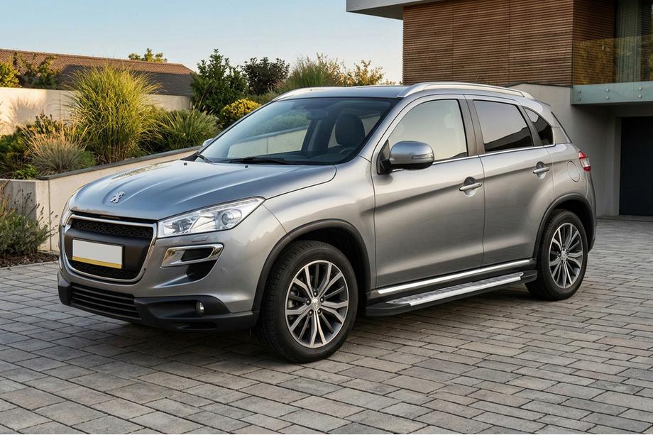 Peugeot 4008 2012–2017 Line-sivuporrassarja (2 kpl, alumiini) Image