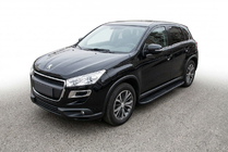 Peugeot 4008 2012–2017 Bosphorus Black sivuastinlaudat (2 kpl, alumiini) kuva 1