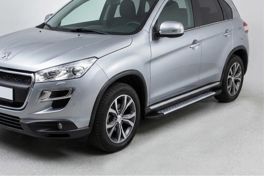 Peugeot 4008 2012–2017 X5-tyyppiset sivuportaat (2 kpl, alumiini) Image