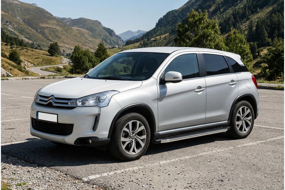 Citroen C-4 Aircross 2012–2017 BlackLine-sivuporrassarja (2 kpl, alumiini) Image