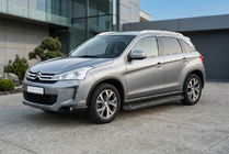 Citroen C-4 Aircross 2012–2017 Allmond Black sivuaskelmat (2 kpl, alumiini) kuva 1