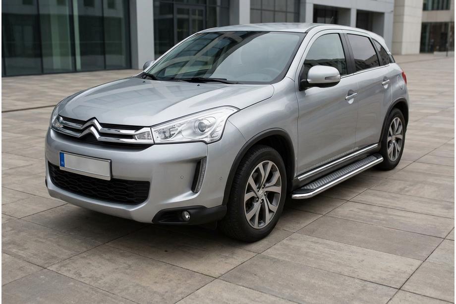 Citroen C-4 Aircross 2012–2017 Maydos V2 sivuportaat (2 kpl, alumiini ↗ ruostumaton teräs) Image