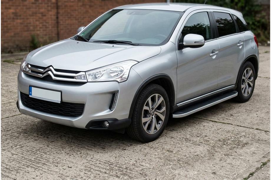 Citroen C-4 Aircross 2012–2017 Tayga sivuaskelmat (2 kpl, alumiini) Image