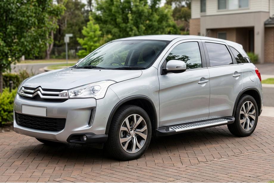 Citroen C-4 Aircross 2012–2017 Line-sivuporrassarja (2 kpl, alumiini) Image