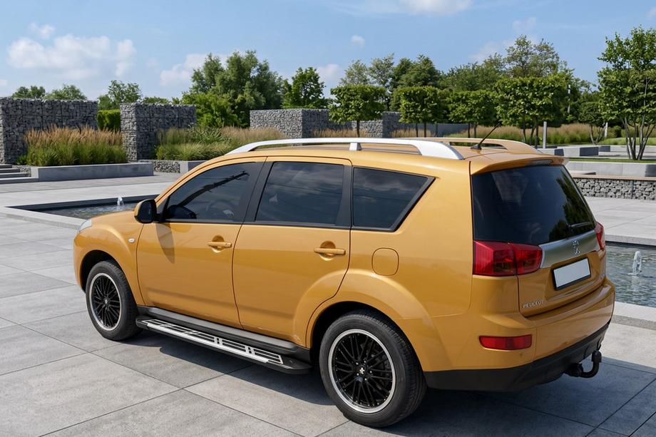 Peugeot 4007 2007–2013 Sunrise-astinlaudat (2 kpl, alumiini) Image