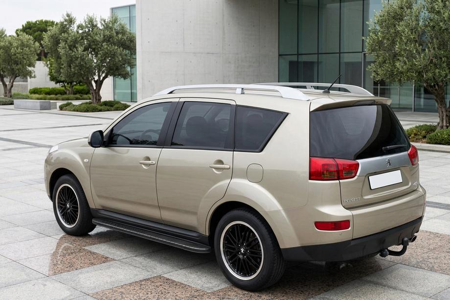 Peugeot 4007 2007–2013 Bosphorus Black sivuastinlaudat (2 kpl, alumiini) Image
