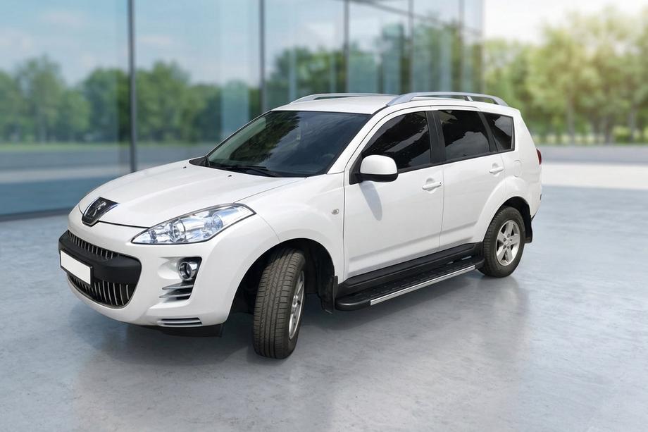 Peugeot 4007 2007–2013 Duru sivuastinlaudat (2 kpl, alumiini) Image
