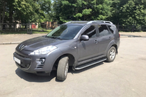 Peugeot 4007 2007–2013 Tayga sivuaskelmat (2 kpl, alumiini) kuva 1