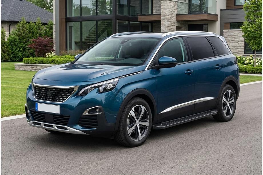 Peugeot 5008 2016–2023 Allmond Black sivuaskelmat (2 kpl, alumiini) Image