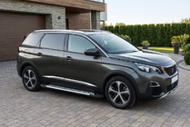 Peugeot 5008 2016–2023 Line-sivuporrassarja (2 kpl, alumiini) kuva 1