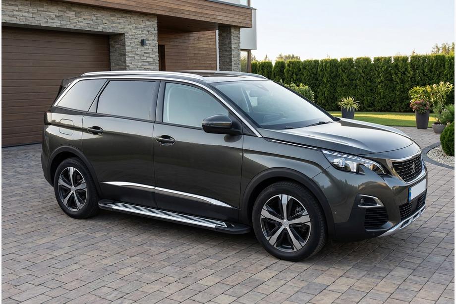 Peugeot 5008 2016–2023 Line-sivuporrassarja (2 kpl, alumiini) Image
