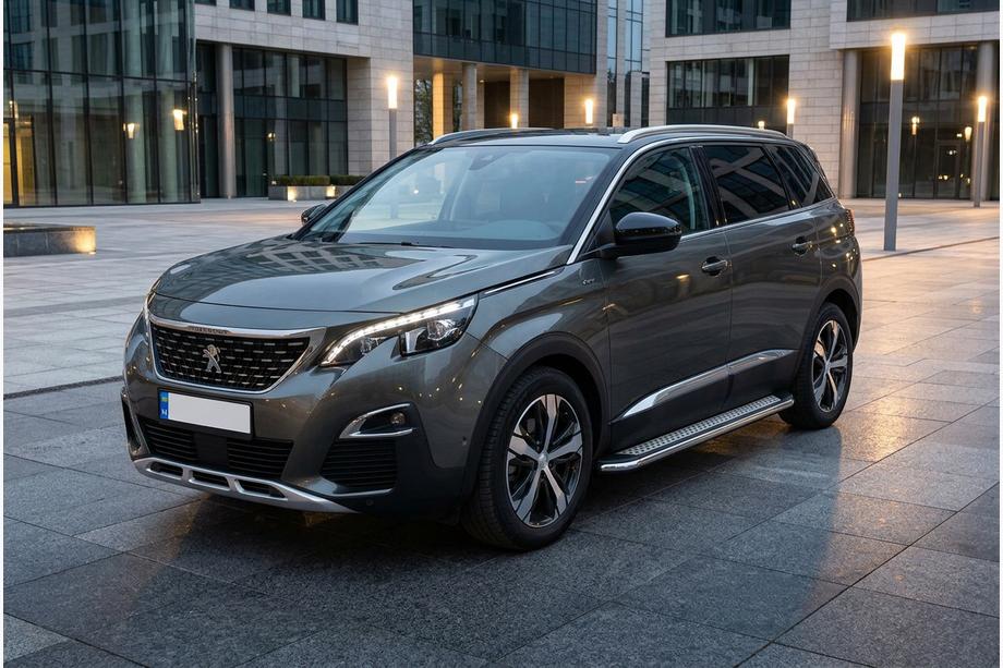 Peugeot 5008 2016–2023 Maydos V2 sivuportaat (2 kpl, alumiini ↗ ruostumaton teräs) Image
