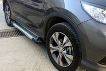 Honda CR-V 2017–2022 Line-sivuporrassarja (2 kpl, alumiini) kuva 1